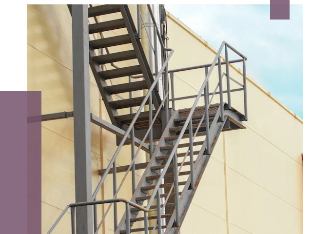 Пожарные лестницы в Новошахтинске от 12499 руб. — монтаж и продажа | ПРОЛЁТ-Нвш