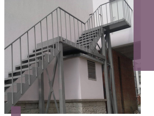 Монтаж пожарных лестниц под ключ в Новошахтинске с гарантией качества