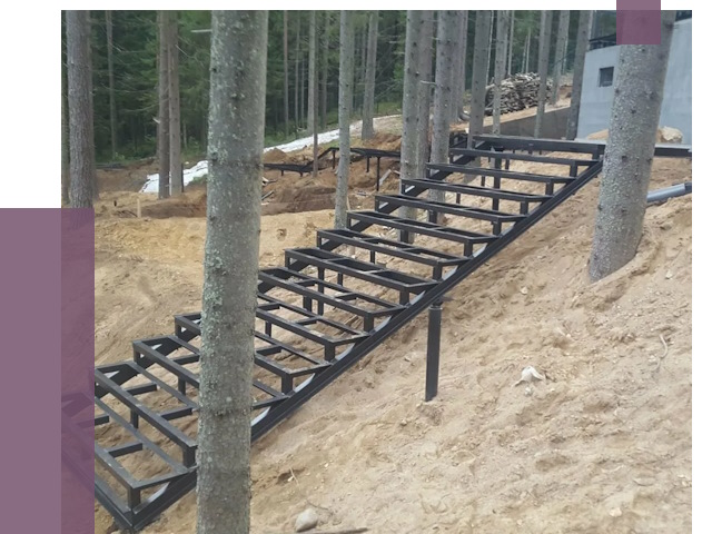 Монтаж металлических лестниц в Новошахтинске от 13801 руб. 