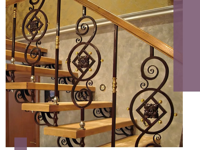 Изготовление кованых лестниц под ключ в Новошахтинске