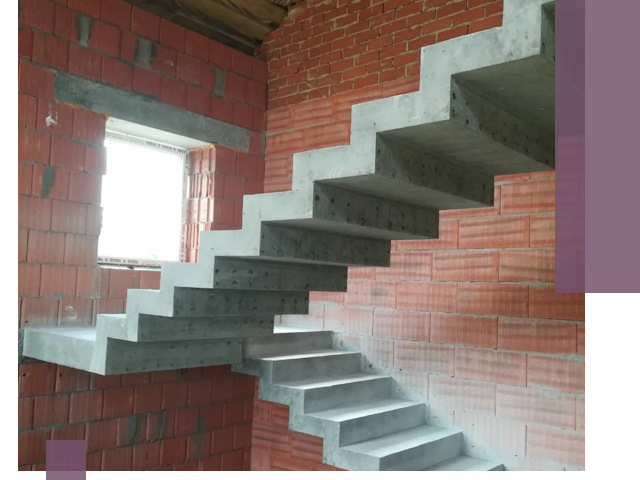 Бетонные лестницы под ключ в Новошахтинске: монтаж, демонтаж, ремонт