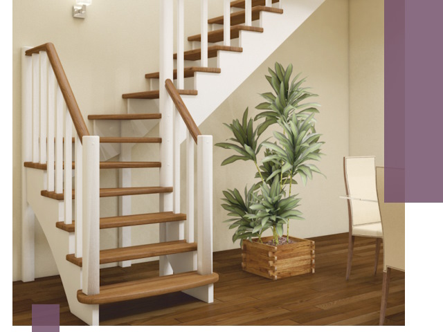 Г-образные лестницы под ключ в Новошахтинске — изготовление и монтаж