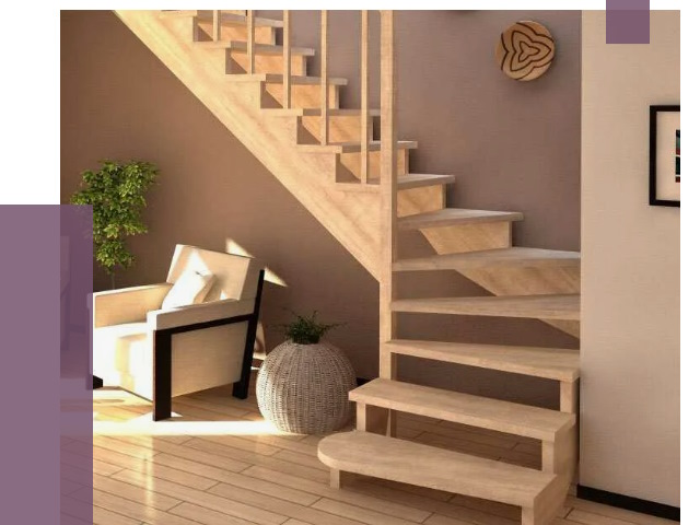 Изготовление Г-образных лестниц в Новошахтинске от 19270 руб. 