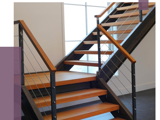 Изготовление лестниц на металлокаркасе в Новошахтинске от 19270 руб. | ПРОЛЁТ-Нвш