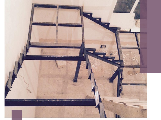 Монтаж лестниц на металлокаркасе в Новошахтинске быстро и качественно