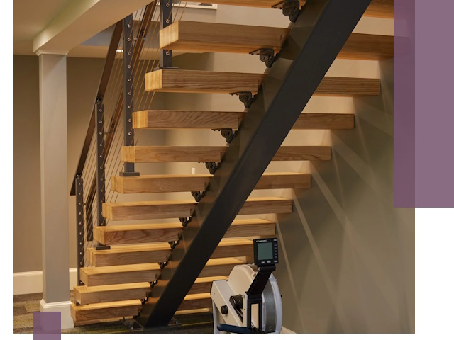 Лестницы на монокосоурах под ключ в Новошахтинске - изготовление и монтаж