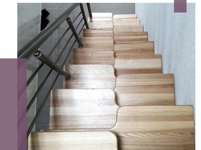 Лестницы гусиный шаг в Новошахтинске от 13280 руб. под ключ | ПРОЛЁТ-Нвш