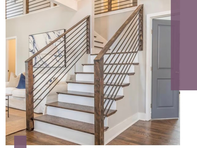 Лестницы для коттеджа под ключ в Новошахтинске — изготовление и монтаж