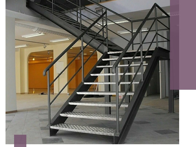 Лестницы для офиса в Новошахтинске: изготовление, монтаж, демонтаж