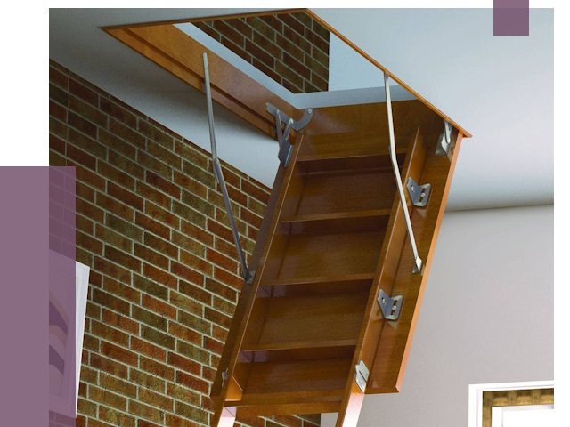 Установка чердачной лестницы в Новошахтинске от 7968 руб. | ПРОЛЁТ-Нвш