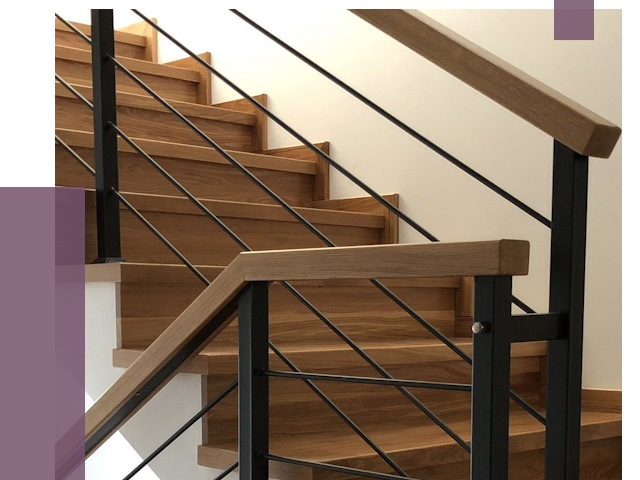 Обшивка металлической лестницы деревом в Новошахтинске от 4427 руб. 