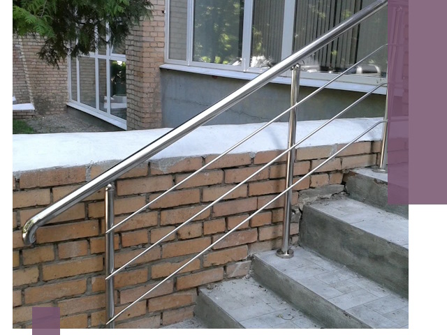 Перила из нержавеющей стали высокого качества в Новошахтинске