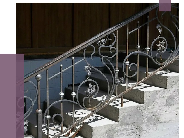 Кованые перила в Новошахтинске от 8854 руб. под ключ — качество от ПРОЛЁТ-Нвш