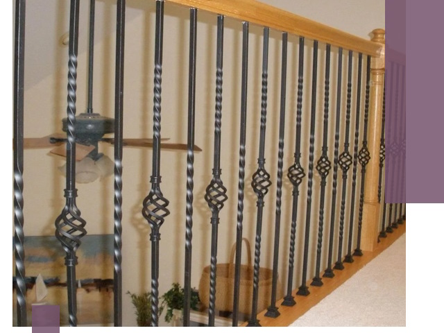 Изготовление и монтаж кованных перил в Новошахтинске под ключ