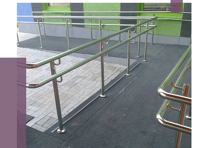 Ограждения пандусов в Новошахтинске от 4427 руб. монтаж | ПРОЛЁТ-Нвш