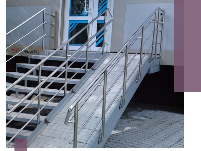 Пандус на крыльцо под ключ в Новошахтинске: монтаж и изготовление