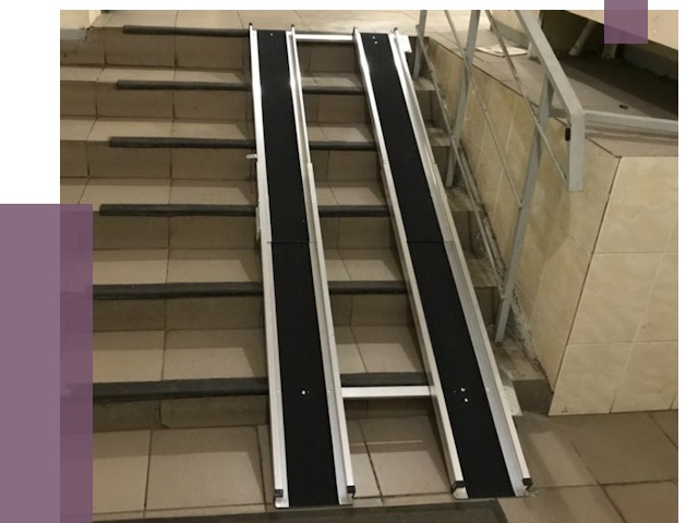 Установка пандуса в подъезд в Новошахтинске от 8124 руб. под ключ | ПРОЛЁТ-Нвш