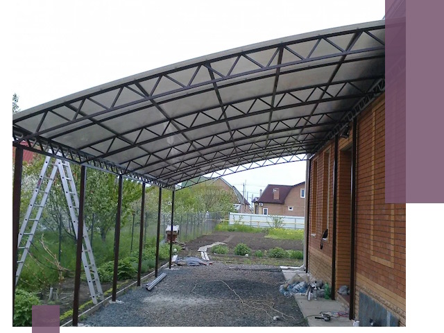 Профессиональный монтаж навесов под ключ в Новошахтинске