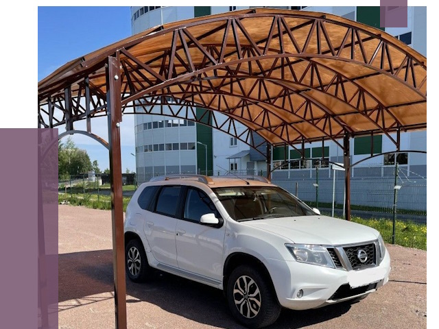 Недорогие навесы в Новошахтинске от 43747 руб.  | ПРОЛЁТ-Нвш