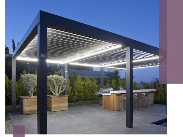 Навесы отдельно стоящие под ключ в Новошахтинске из металла и поликарбоната