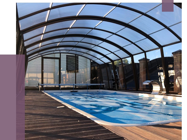 Навесы для бассейна в Новошахтинске от 17082 руб. под ключ | ПРОЛЁТ-Нвш