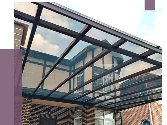 Навесы из поликарбоната в Новошахтинске от 8770 руб. под ключ — ПРОЛЁТ-Нвш