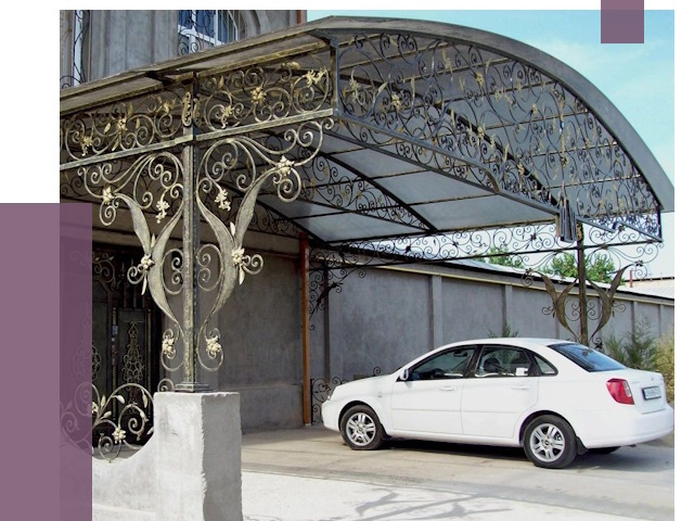 Кованые навесы в Новошахтинске от 14843 руб. | ПРОЛЁТ-Нвш