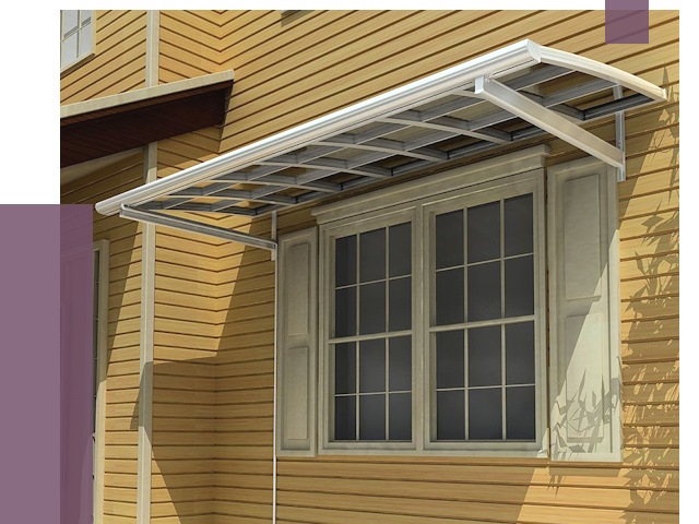 Козырьки над окнами в Новошахтинске от 7760 руб. — монтаж, покупки | ПРОЛЁТ-Нвш