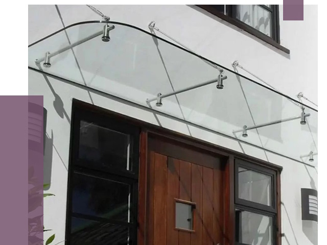 Стеклянные козырьки в Новошахтинске от 19270 руб. | ПРОЛЁТ-Нвш