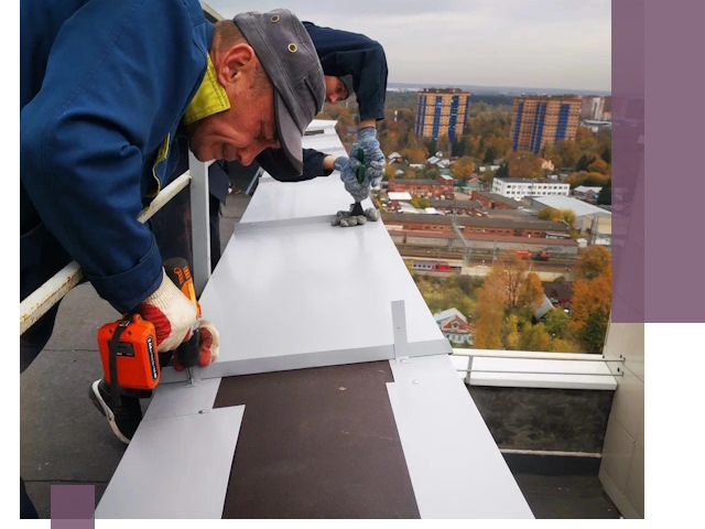 Монтаж парапетов в Новошахтинске — установка прочных металлических ограждений