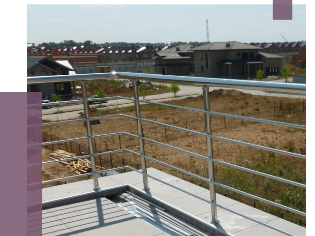 Парапеты из нержавеющей стали в Новошахтинске от 8124 руб. за м² | ПРОЛЁТ-Нвш