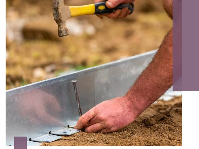 Монтаж металлических бордюров в Новошахтинске быстро и качественно