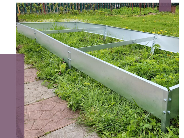 Металлические бордюры для грядок в Новошахтинске от 1823 руб. 