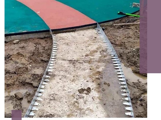 Металлические бордюры для дорожек в Новошахтинске — монтаж и изготовление