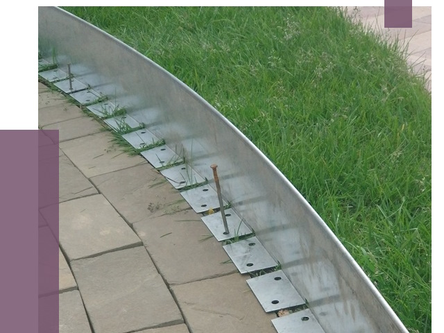 Металлические бордюры для тротуаров в Новошахтинске от 8854 руб.