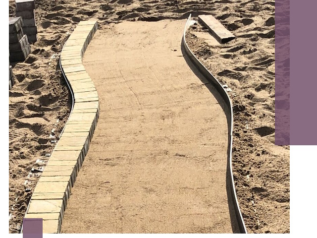 Металлические бордюры для тротуаров в Новошахтинске — прочные и долговечные