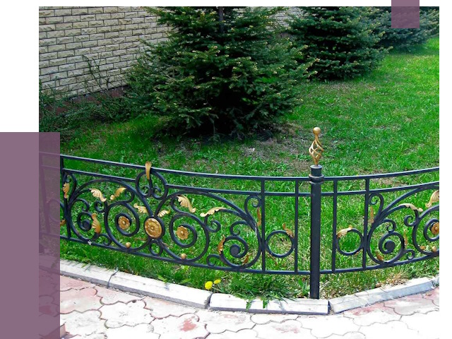Кованые газонные ограждения в Новошахтинске от 7760 руб. — ПРОЛЁТ-Нвш
