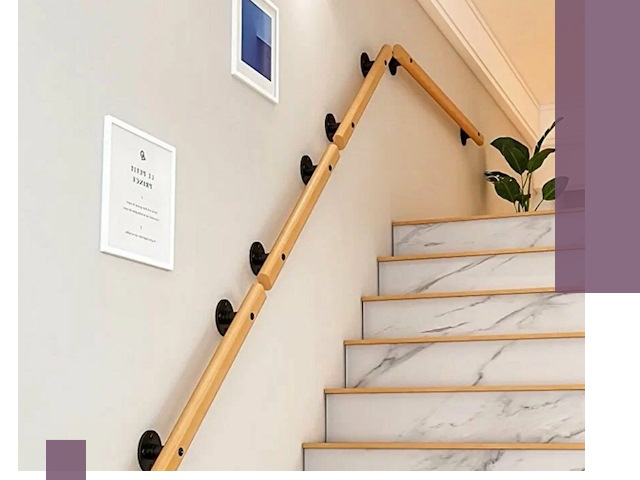 Поручни металлические и деревянные под ключ в Новошахтинске