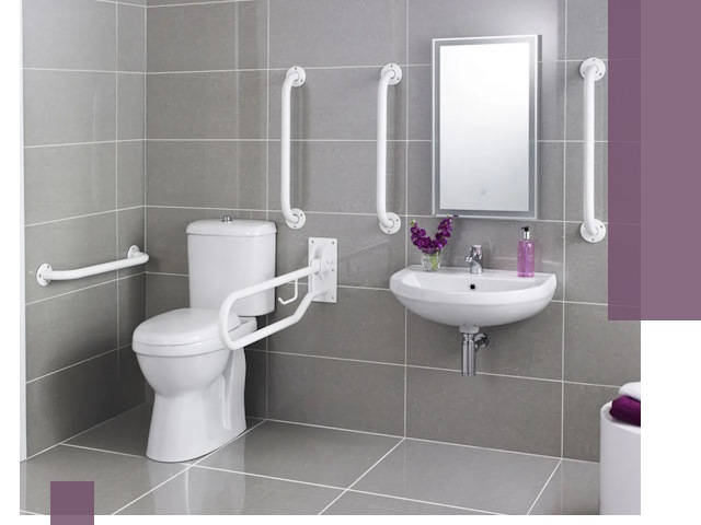 Поручни для санузлов в Новошахтинске: установка, ремонт и монтаж