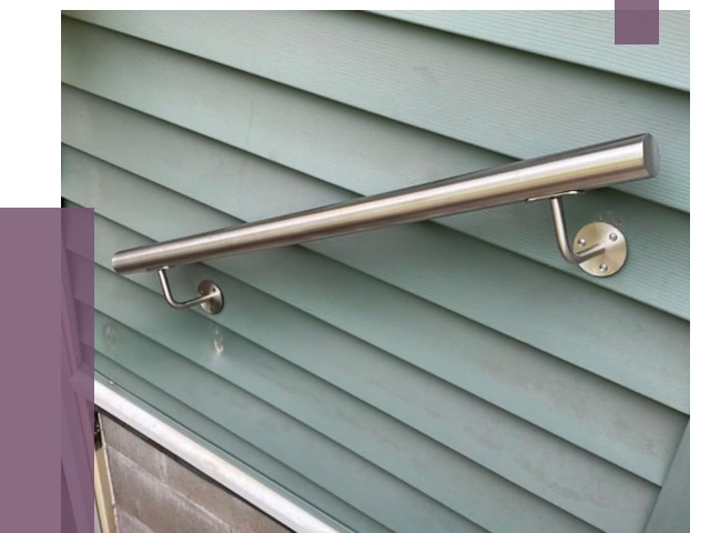 Поручни из нержавеющей стали в Новошахтинске от 7812 руб.  | ПРОЛЁТ-Нвш